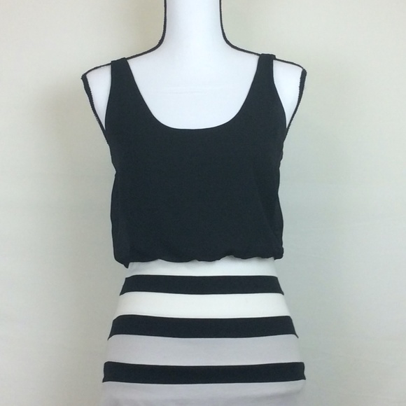 Express Women's Stripe Banded Mini Cocktail Dress - Picture 1 of 5